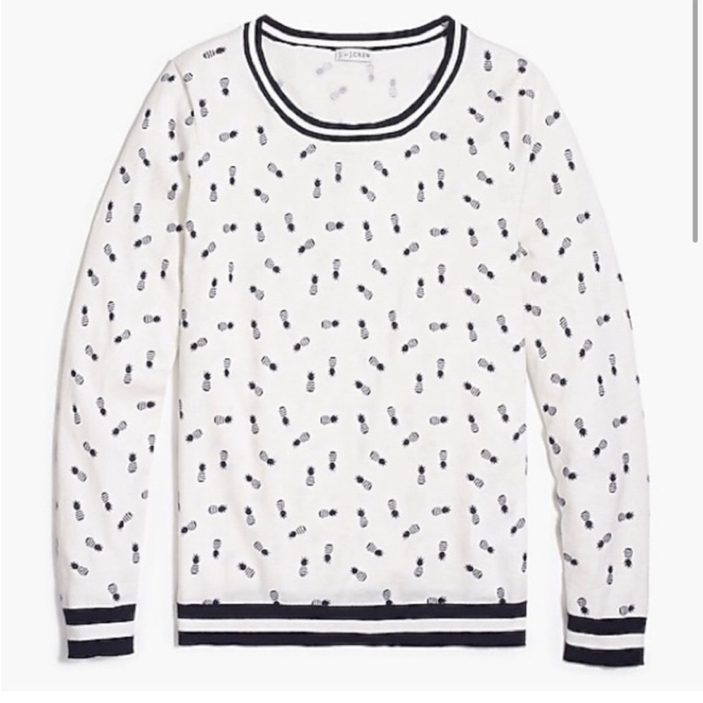 J.Crew Factory Pineapple sweater